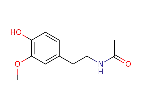 Molecular Structure of 10211-09-3 (Acetamide, N-[2-(4-hydroxy-3-methoxyphenyl)ethyl]-)
