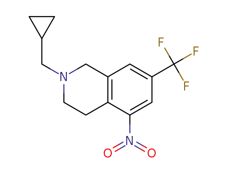 2-(cyclopropylmethyl)-5-nitro-7-(trifluoromethyl)-1,2,3,4-tetrahydroisoquinoline
