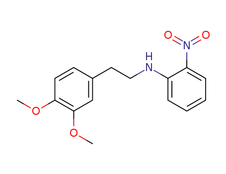 Molecular Structure of 5761-36-4 (Benzeneethanamine, 3,4-dimethoxy-N-(2-nitrophenyl)-)
