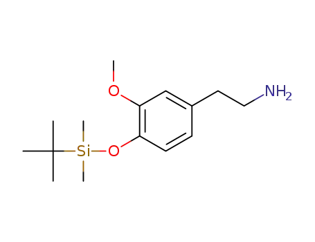2-(4-(tert-butyldimethylsilyloxy)-3-methoxyphenyl)ethanamine