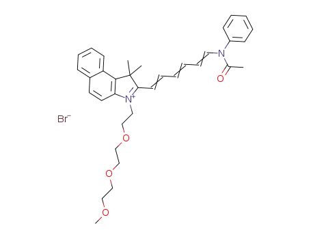 m-dPEG3-1,1-dimethyl-N-phenylacetamidohexa-1,3,5-trienylbenzoindolium bromide