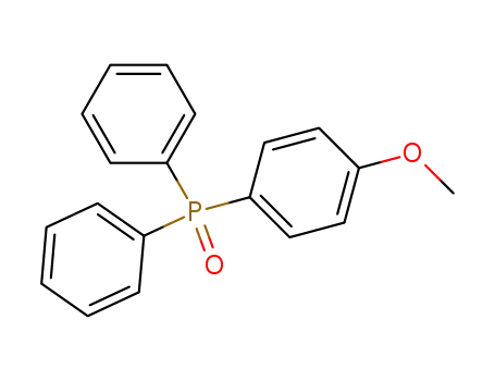 Molecular Structure of 795-44-8 (4-Methoxyphenyldiphenylphosphine oxide)