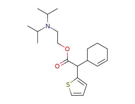 cyclohex-2-enyl-[2]thienyl-acetic acid-(2-diisopropylamino-ethyl ester)