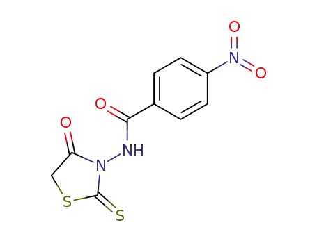 4-nitro-benzoic acid-(4-oxo-2-thioxo-thiazolidin-3-ylamide)
