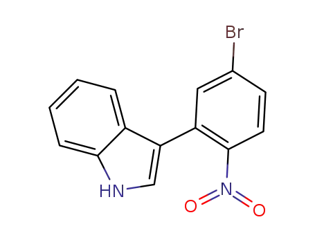 3-(5-bromo-2-nitrophenyl)-1H-indole