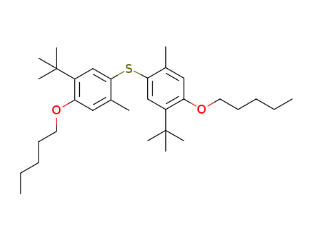 bis(5-(tert-butyl)-2-methyl-4-(pentyloxy)phenyl)sulfane