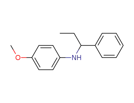 Molecular Structure of 22920-61-2 (Benzenemethanamine, N-(4-methoxyphenyl)-a-ethyl-)