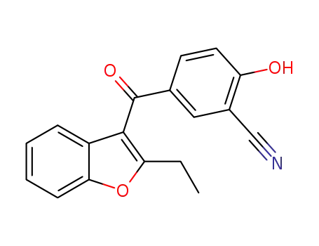 5-(2-ethylbenzofuran-3-carbonyl)-2-hydroxybenzonitrile
