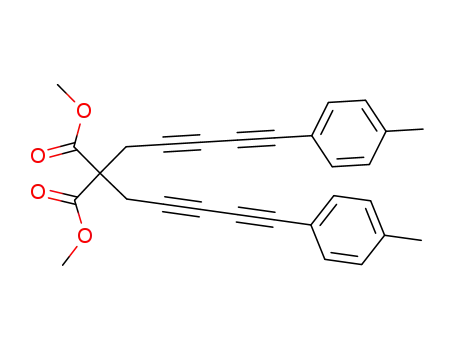 dimethyl 2,2-bis(5-(p-tolyl)penta-2,4-diyn-1-yl)malonate
