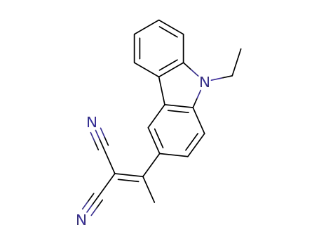 2-(1-(9-ethyl-9H-carbazole-3-yl)ethylidene)malononitrile
