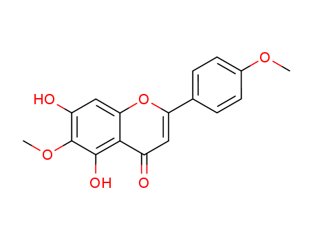 5,7-dihydroxy-6-methoxy-2-(4-methoxyphenyl)-4-benzopyrone