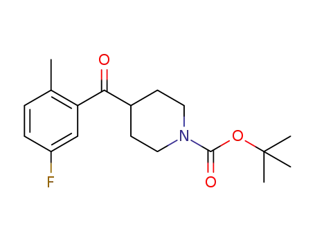 tert-butyl 4-(5-fluoro-2-methylbenzoyl)piperidine-1-carboxylate