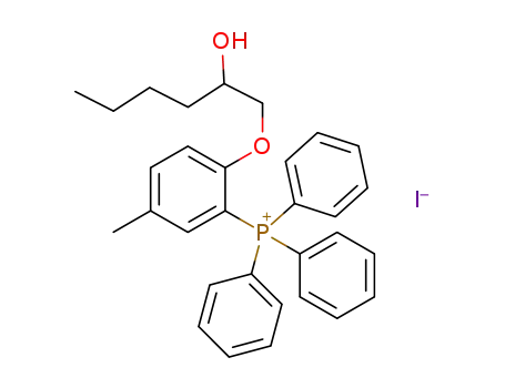 (2-(2-hydroxyhexyloxy)-5-methylphenyl)triphenylphosphonium iodide
