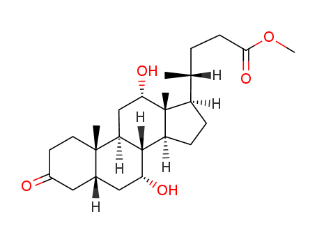 methyl4-(7,12-dihydroxy-10,13-dimethyl-3-oxo-1,2,4,5,6,7,8,9,11,12,14,15,16,17-tetradecahydrocyclopenta[a]phenanthren-17-yl)pentanoate
