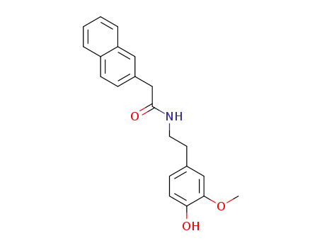 N-[2-(4-hydroxy-3-methoxyphenyl)ethyl]-2-(naphthalen-2-yl)acetamide
