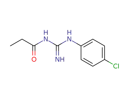 N-(4-chloro-phenyl)-N'-propionyl-guanidine