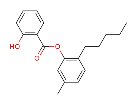salicylic acid-(5-methyl-2-pentyl-phenyl ester)