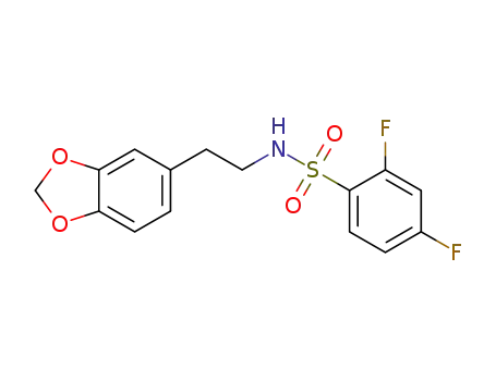 N-(2,4-difluorobenzenesulfonyl)-3,4-methylenedioxyphenylethylamine