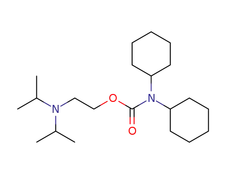 dicyclohexyl-carbamic acid-(2-diisopropylamino-ethyl ester)