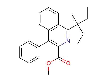 methyl 1-(3-methylpentan-3-yl)-4-phenylisoquinoline-3-carboxylate