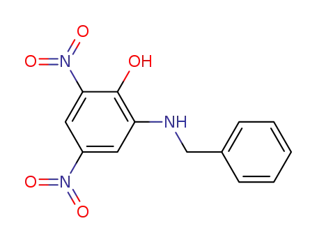 2-benzylamino-4,6-dinitro-phenol