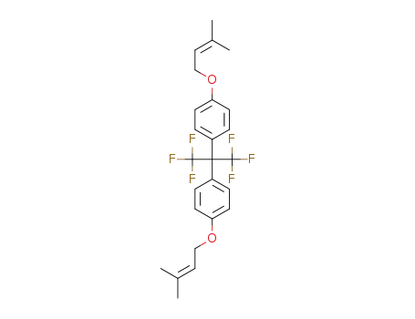 4,4'-(perfluoropropane-2,2-diyl)bis(((3-methylbut-2-en-1-yl)oxy)benzene)
