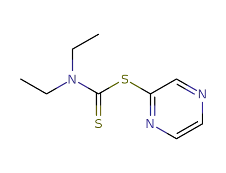 pyrazin-2-yl diethylcarbamodithioate