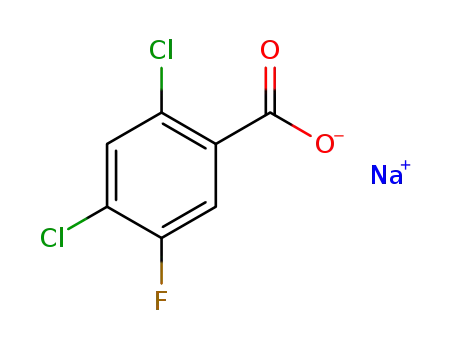 C7H2Cl2FO2(1-)*Na(1+)
