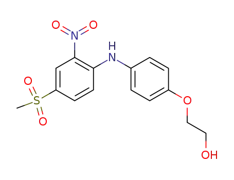 2-[4-(4-methanesulfonyl-2-nitro-anilino)-phenoxy]-ethanol