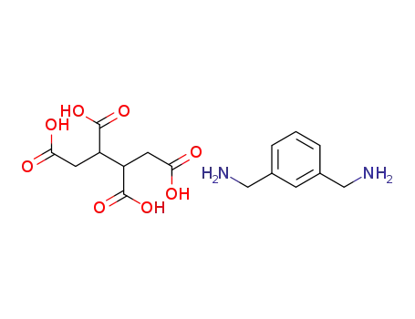 1,3-benzenedimethanammonium dihydrogen 1,2,3,4-butanetetracarboxylate