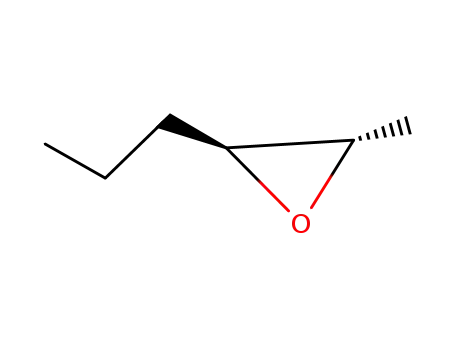 Molecular Structure of 6124-91-0 (rel-2α*-Propyl-3β*-methyloxirane)