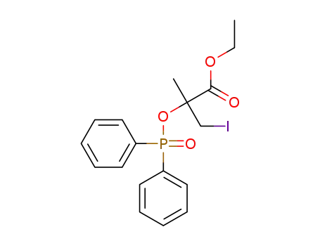 ethyl 2-((diphenylphosphoryl)oxy)-3-iodo-2-methylpropanoate
