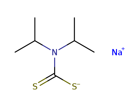Carbamodithioic acid,N,N-bis(1-methylethyl)-, sodium salt (1:1) cas  4092-82-4