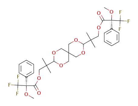 (2,4,8,10-tetraoxaspiro[5.5]undecane-3,9-diyl)bis(2-methylpropane-2,1-diyl) (2R,2'R)-bis(3,3,3-trifluoro-2-methoxy-2-phenylpropanoate)