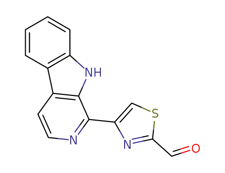 4-(9H-pyrido[3,4-b]indol-1-yl)thiazole-2-carbaldehyde