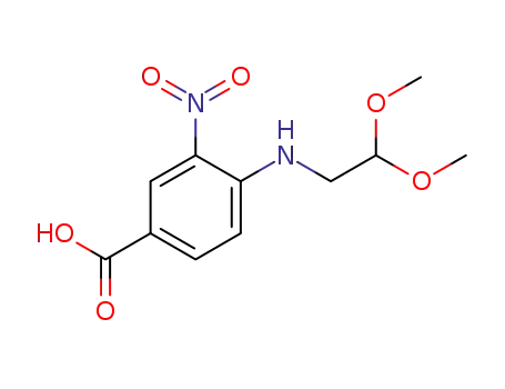 4-[(2,2-dimethoxyethyl)amino]-3-nitrobenzoic acid