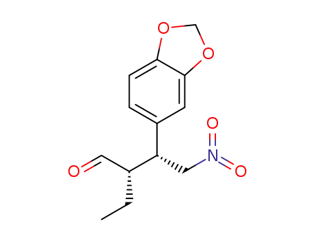 (2S,3R)-3-(benzo[d][1,3]dioxol-5-yl)-2-ethyl-4-nitrobutanal