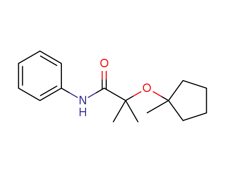 2-methyl-2-((1-methylcyclopentyl)oxy)-N-phenylpropanamide