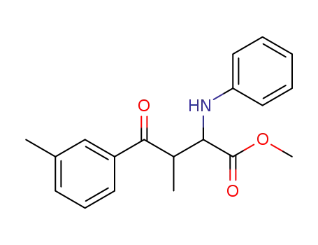 methyl 3-methyl-4-oxo-2-(phenylamino)-4-(m-tolyl)butanoate