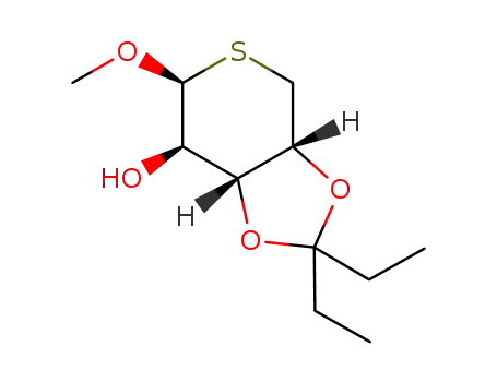 (3aR,6S,7R,7aR)-2,2-diethyl-6-methoxytetrahydro-3aH-thiopyrano[3,4-d][1,3]dioxol-7-ol