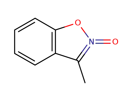 Molecular Structure of 75632-99-4 (1,2-Benzisoxazole, 3-methyl-, 2-oxide)
