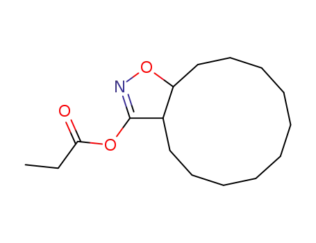Propionic acid 3a,4,5,6,7,8,9,10,11,12,13,13a-dodecahydro-1-oxa-2-aza-cyclopentacyclododecen-3-yl ester