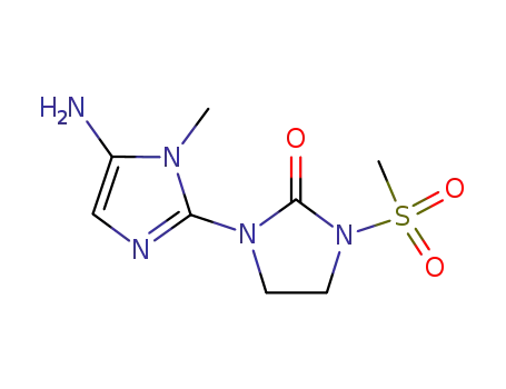 5'-Amino-3-methanesulfonyl-1'-methyl-4,5-dihydro-3H,1'H-[1,2']biimidazolyl-2-one