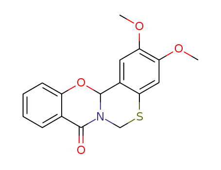 2,3-Dimethoxy-12aH-12-oxa-5-thia-6a-aza-benzo[a]anthracen-7-one