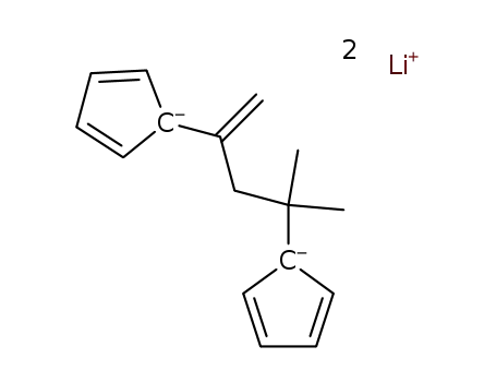 dilithium salt of 2,4-bis(1,3-cyclopentadienyl)-4-methyl-1-pentene