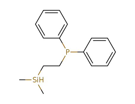 Molecular Structure of 86934-58-9 (Phosphine, [2-(dimethylsilyl)ethyl]diphenyl-)