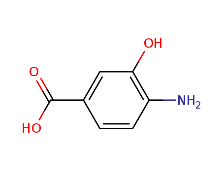 2374-03-0,4-Amino-3-hydroxybenzoic acid,(4-Carboxy-2-hydroxyphenyl)amine;3-Hydroxy-4-aminobenzoic acid;3-Hydroxy-PABA;3-Hydroxy-p-aminobenzoic acid;NSC 407243;