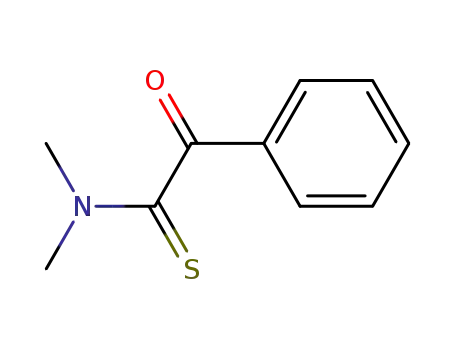 Molecular Structure of 40531-91-7 (Benzeneethanethioamide, N,N-dimethyl-a-oxo-)