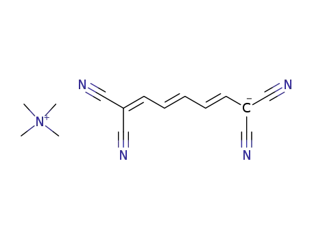tetramethylammonium 1,1,7,7-tetracyano-1,3,5-heptatrienide