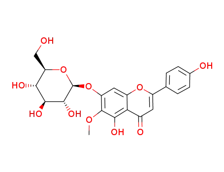 Molecular Structure of 17680-84-1 (Homoplantaginin)